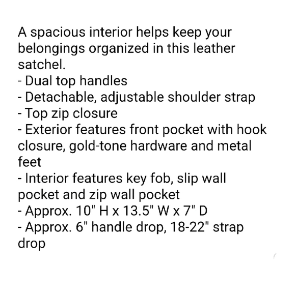 Dooney & Bourke Royal Blue Naomi Leather Satchel - Picture 8 of 11